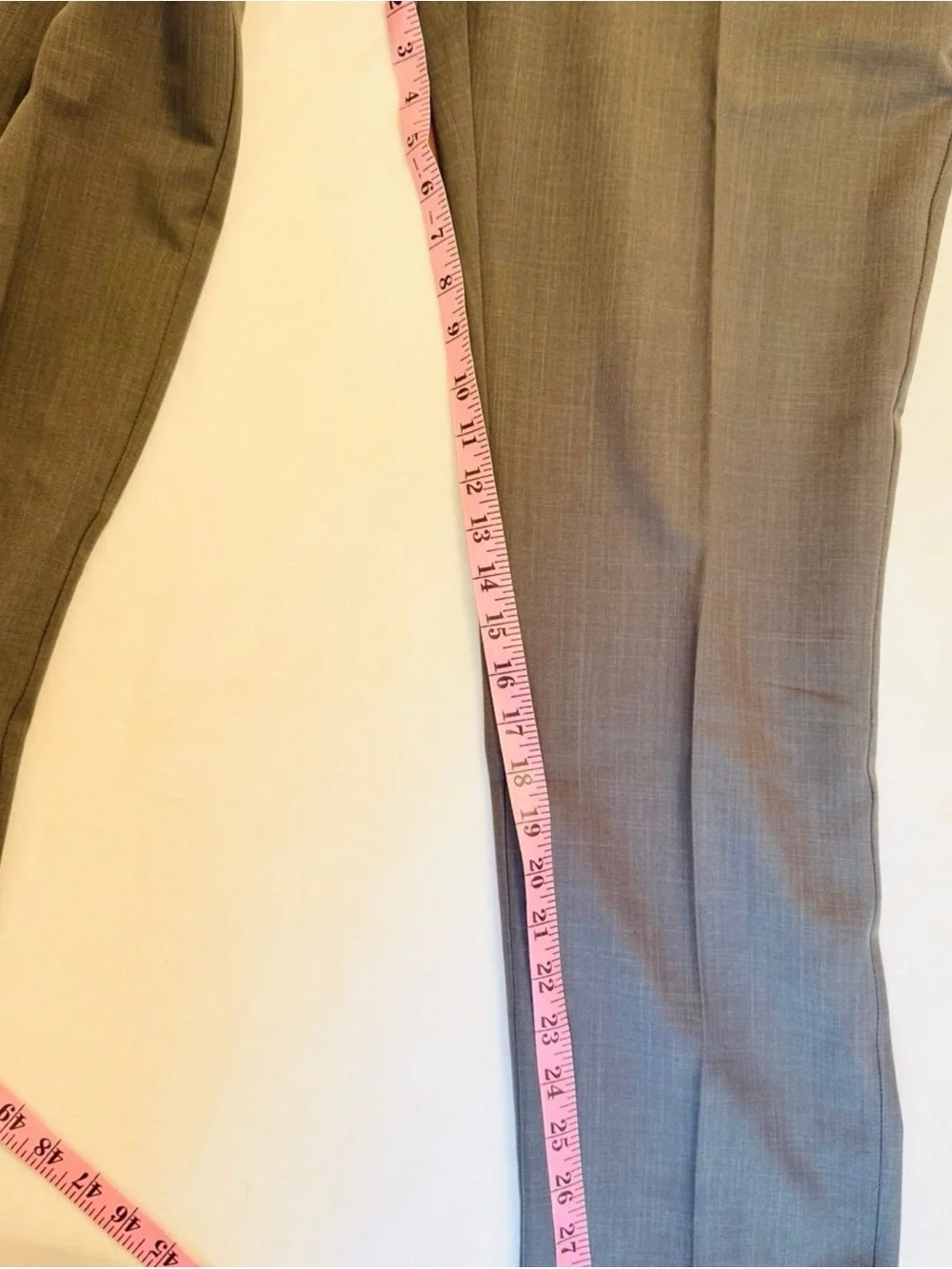 Van Heusen Men's Light Gray Flat Front Dress Shorts